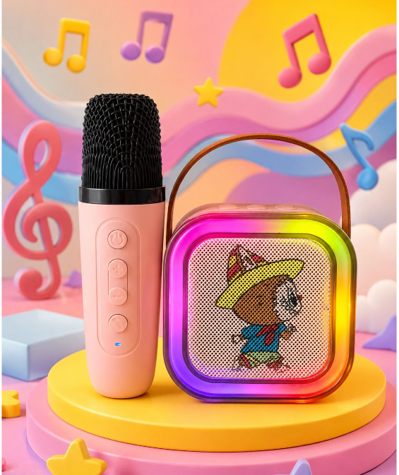 LABUBU PARLANTE CON MICROFONO V6-26